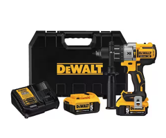 DEWALT IND5806 1/2" CORDLESS DRILL/DRIVER HAMMER-2PCS OF 20VOLT BAT-WITH CHARGER DCD996P2