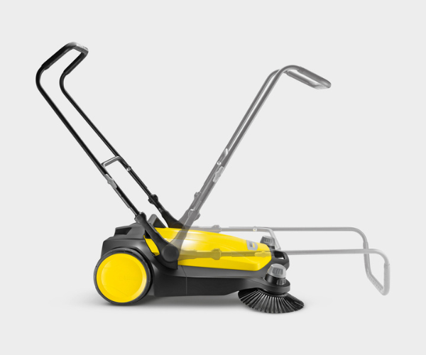 KARCHER TWIN WALK-BEHIND OUTDOOR HAND PUSH FLOOR SWEEPER (IND5805)