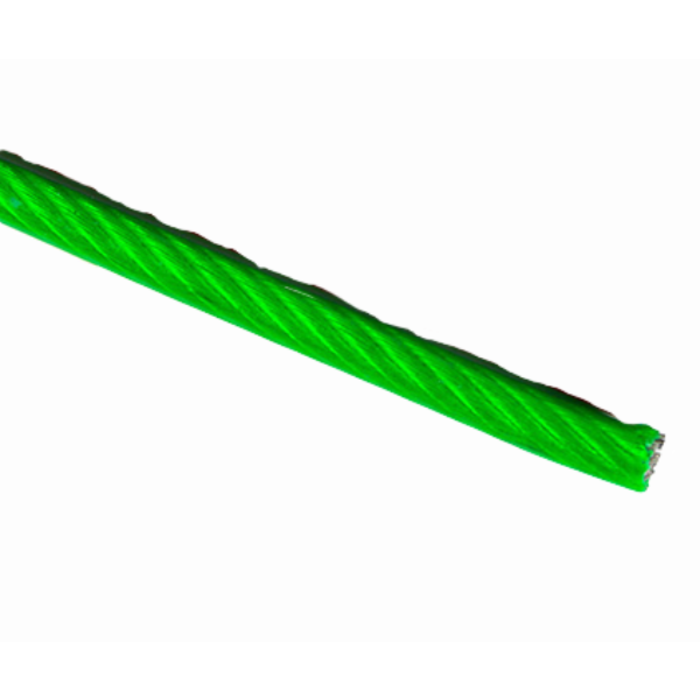 HAR7811 5MM 13/64/ 5MM COATED WIRE ROPE 3200FT PER ROLL