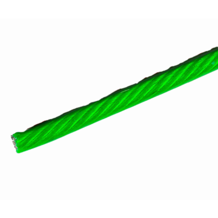 HAR7811 5MM 13/64/ 5MM COATED WIRE ROPE 3200FT PER ROLL