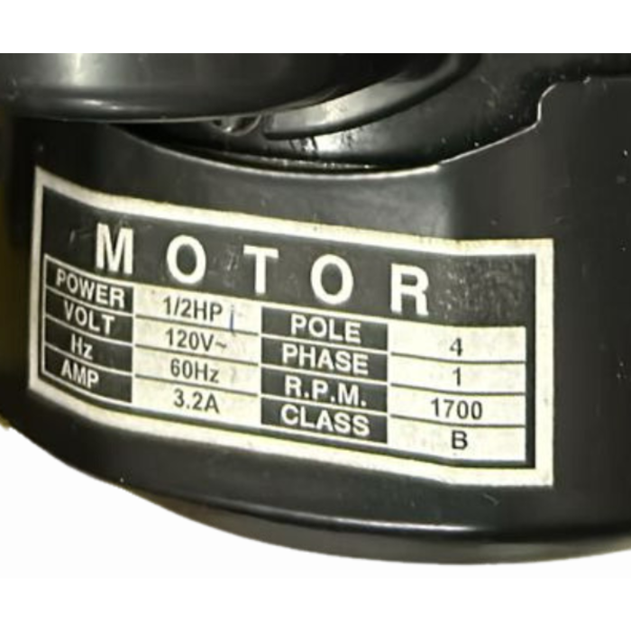 IND5790 1/2HP ELECTRIC MOTOR - PT. # KLH49382-70-WNR