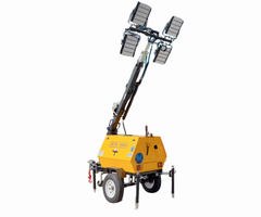 BETA STAR IND5811 4* 1000W LED LIGHT TOWER, WITH DIESEL ENGINE 192F, 6.6kW