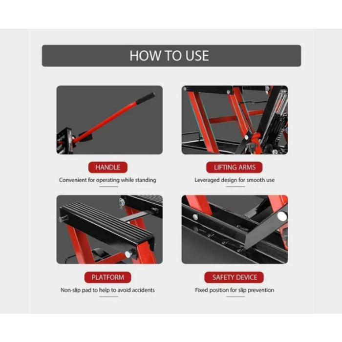IND5820 1500LBS ATV JACK