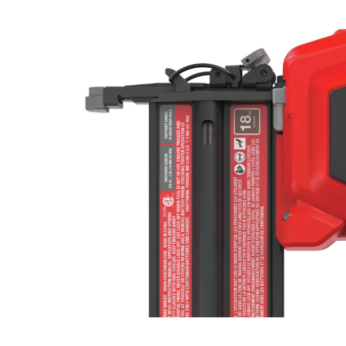 CRAFTSMAN IND5843 20V MAX 18GUAGE NAIL GUN KIT CMCN618C1