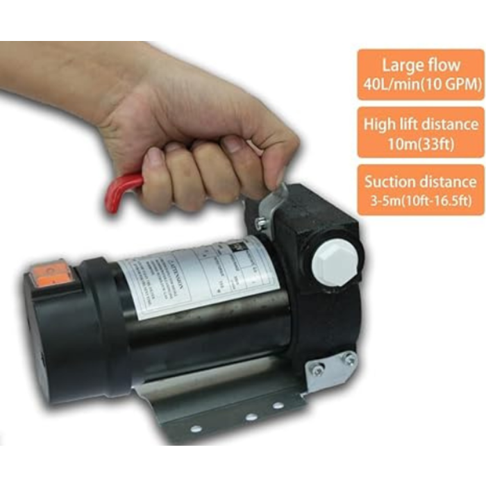 IND5841 12V DIESEL FUEL TRANSFER PUMP 3500/4200 RPM 155W 13AMP