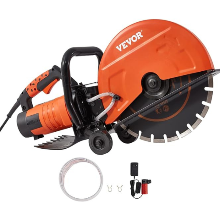 VEVOR IND5851 VEVOR ELECTRIC CONCRETE SAW, 14 IN CIRCULAR SAW CUTTER DC355