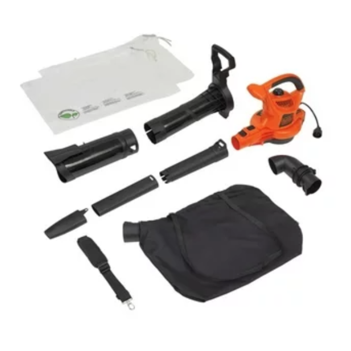BLACK & DECKER IND5852 BLACK+DECKER LEAF BLOWER & LEAF VACUUM 12 114-4392401-4585055 #BV6000