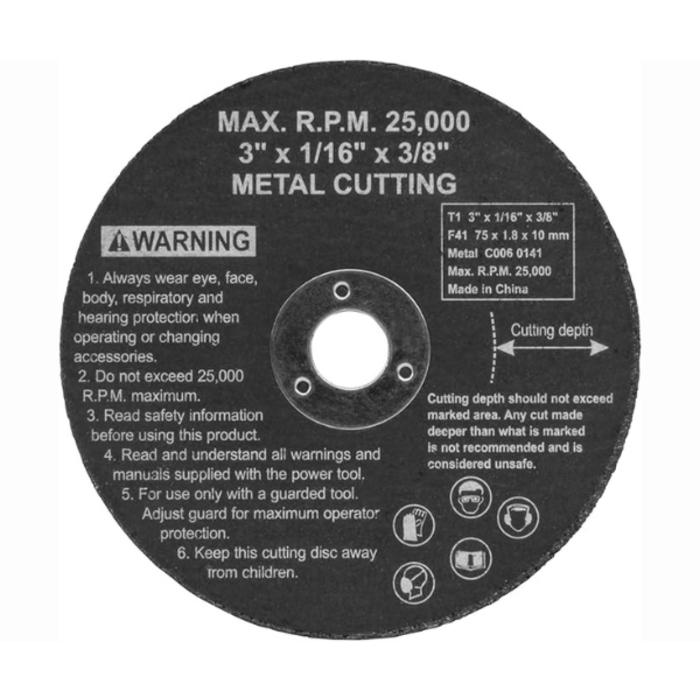 POWERMATE VX HAR0628 TOOL/CUT-OFF 024-0089CT