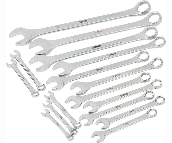 IRONTON HAR9485 KLUTCH COMBINATION WRENCH - 16PCS METRIC #5145401