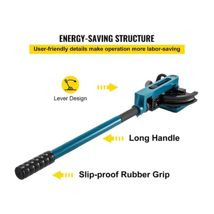 VEVOR HAR9477 VEVOR MANUAL PIPE TUBE BENDER- 3/8 - 1" 7 DIES #SWG-25 25KG