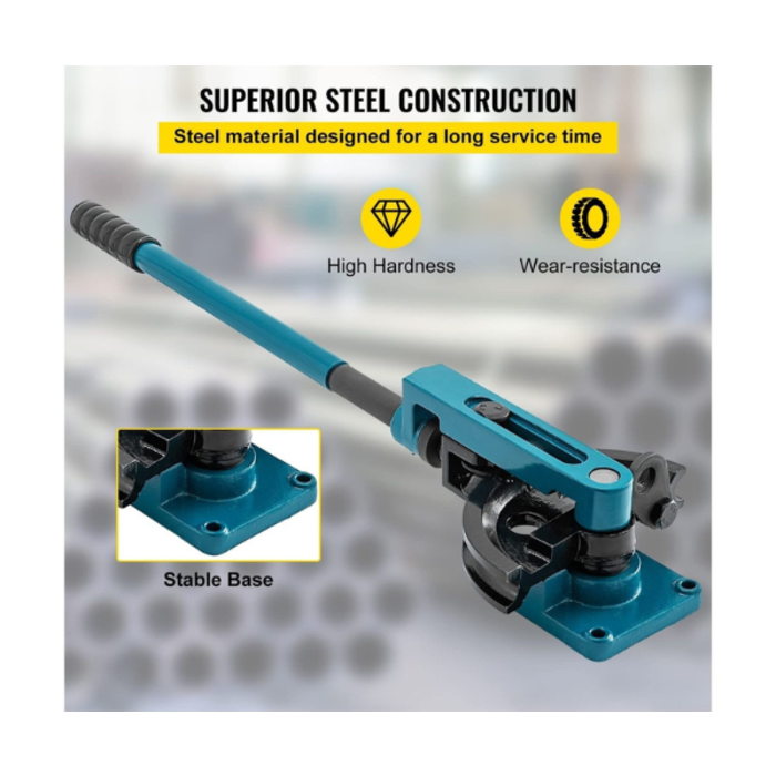 VEVOR HAR9477 VEVOR MANUAL PIPE TUBE BENDER- 3/8 - 1" 7 DIES #SWG-25 25KG