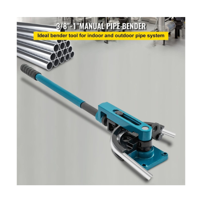 VEVOR HAR9477 VEVOR MANUAL PIPE TUBE BENDER- 3/8 - 1" 7 DIES #SWG-25 25KG