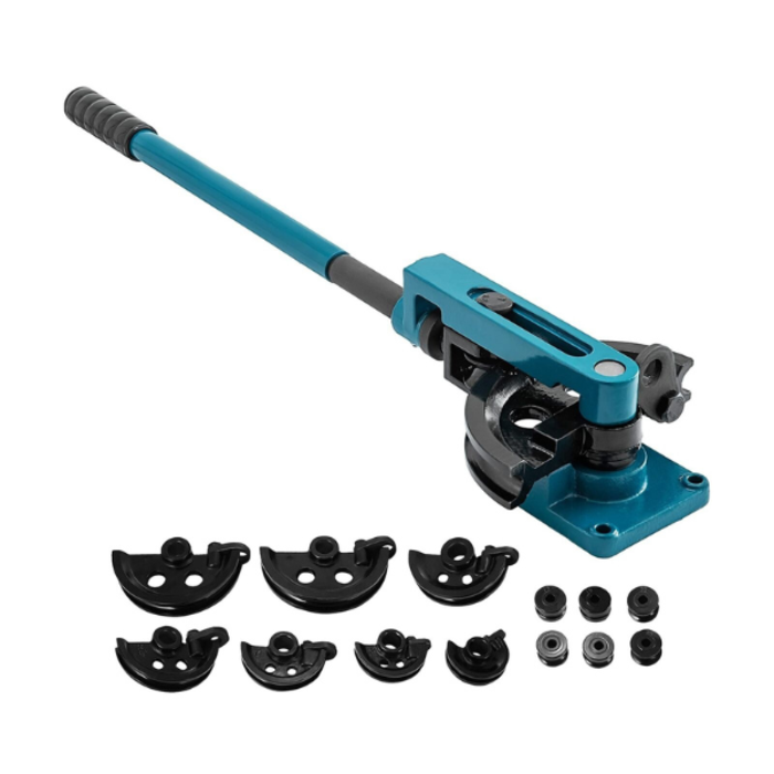 VEVOR HAR9477 VEVOR MANUAL PIPE TUBE BENDER- 3/8 - 1" 7 DIES #SWG-25 25KG