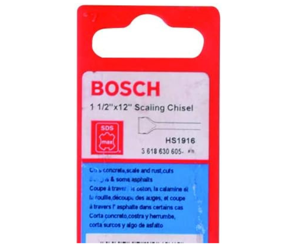 BOSCH HAR9337 1 1/2" x 12" Scaling Chisel HS1916