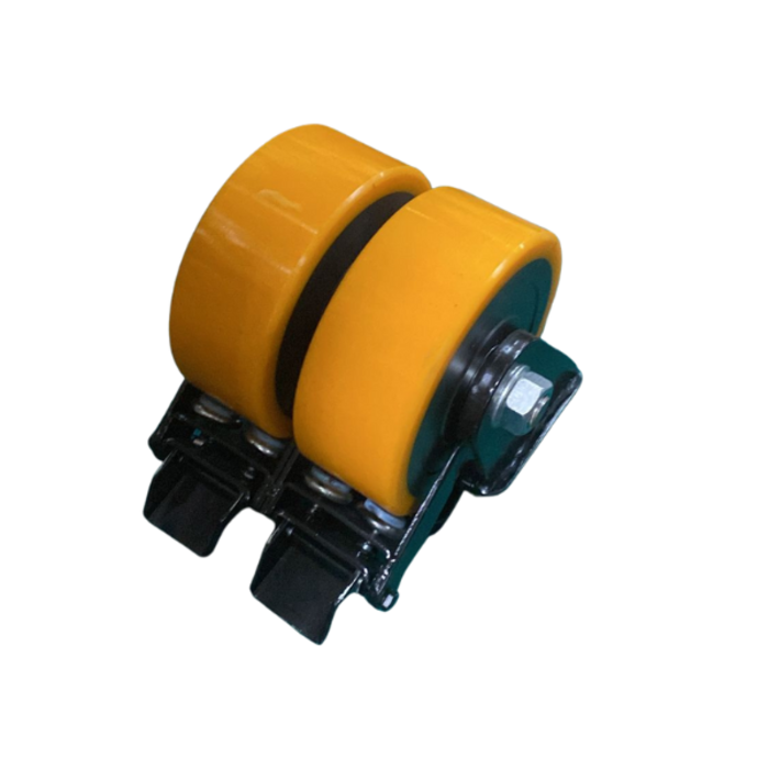 HAR9493 8 INCH UNIVERSAL WHEEL WITH BRAKE STOP - 5 TONS