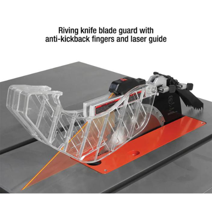 IND5826 10'' TABLE SAW, 220V 60HZ #TJZ10K 1800W 8AMP 4500RPM