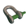 HAR8807 3/8" 0.14KG SHACKLE  WITH NUT D TYPE 1TON