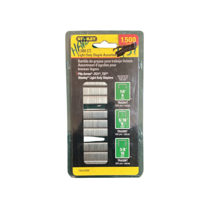 STANLEY HAR8329 STAPLE/ASS. L/DUTY TRA200B