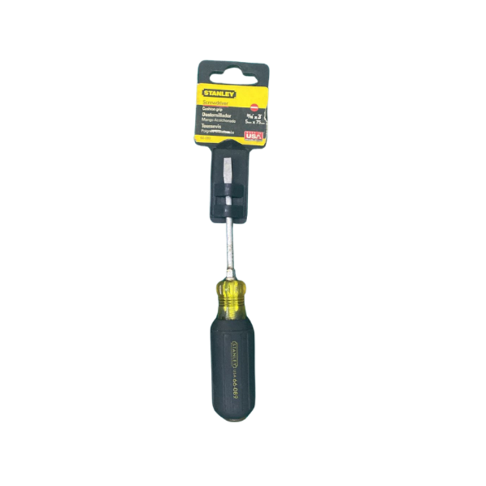STANLEY HAR7478 SCREWDRIVER/VINYL GRIP 6-3---WNR