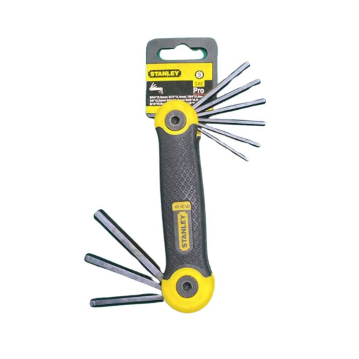 STANLEY HAR7361 HEX/FOLDING -SAE 9PC SET 69-265