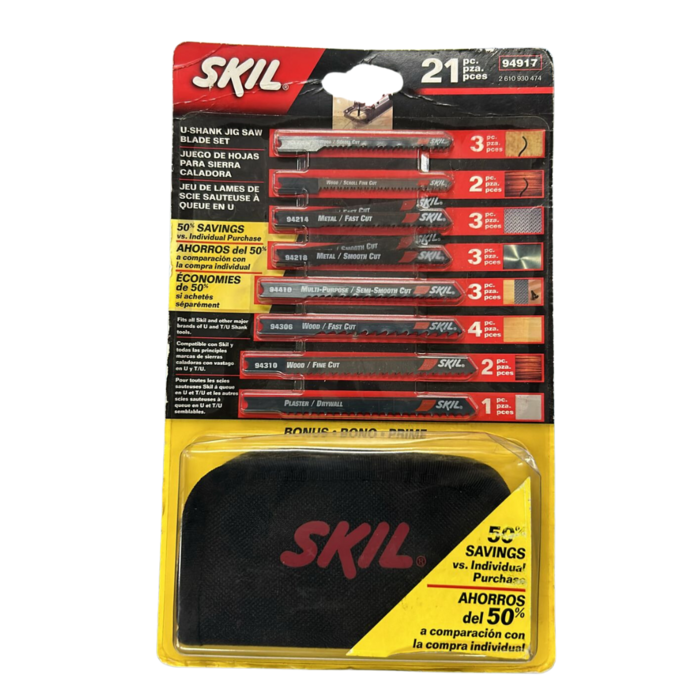 SKIL HAR7421 BLADE/JIGSAW 21PCS SET 026 #94917