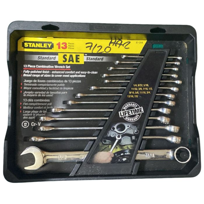 STANLEY HAR7120 WRENCH/COMBINATION SAE 13PCS