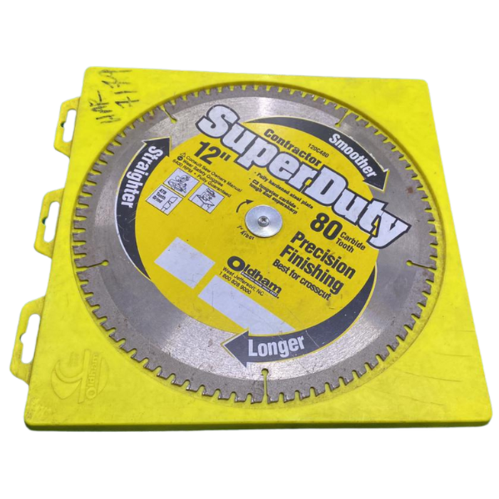 HAR7179 BLADE/CIRCLE SAW 12" 80T 1-WNR