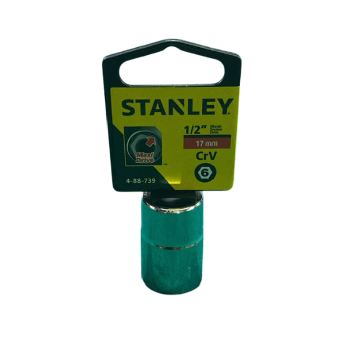 STANLEY HAR7076 SOCKET 1/2" DRIVE 17MM 6PT # 88 739