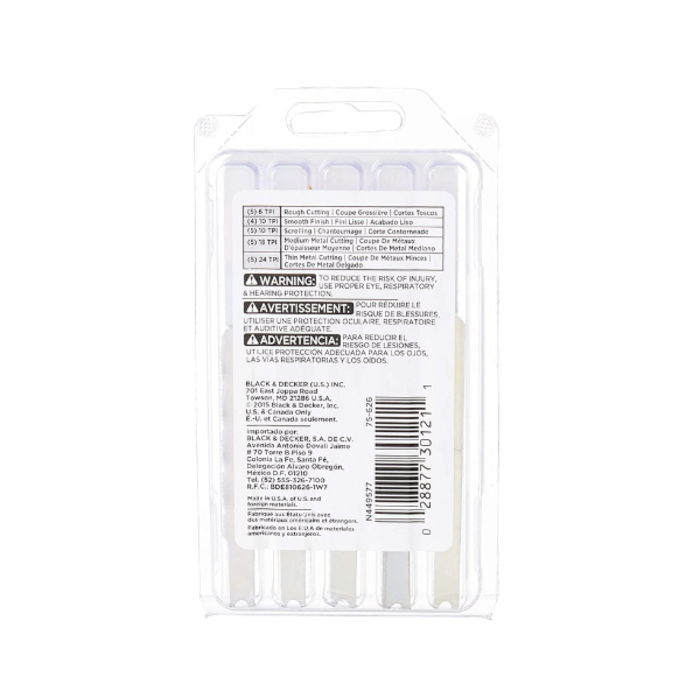 HAR7065 BLADE/JIG SAW 24PC 75-626K