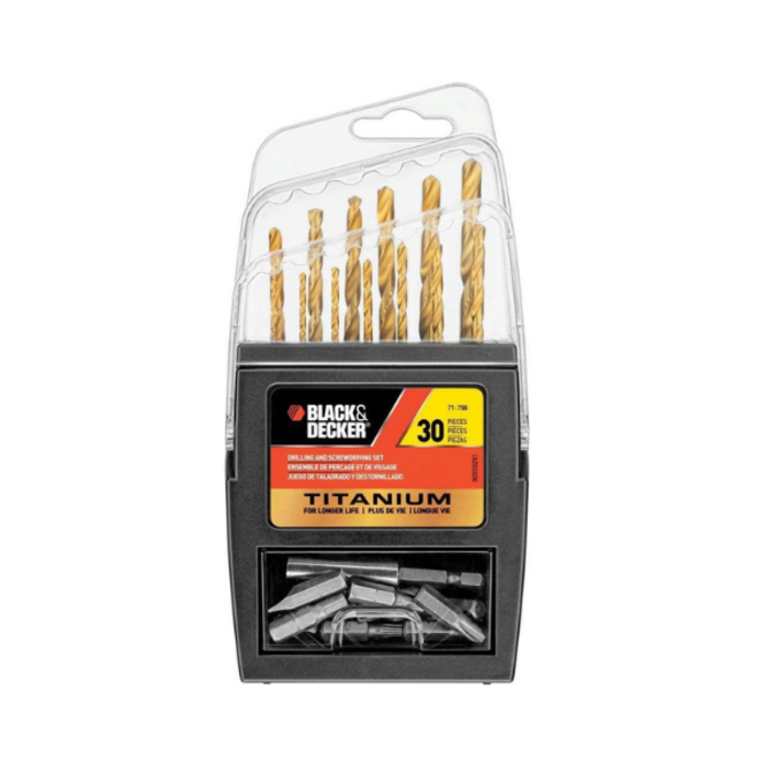 BLACK & DECKER HAR7051 BIT/DRILL-SCREWDRIVER 30PC