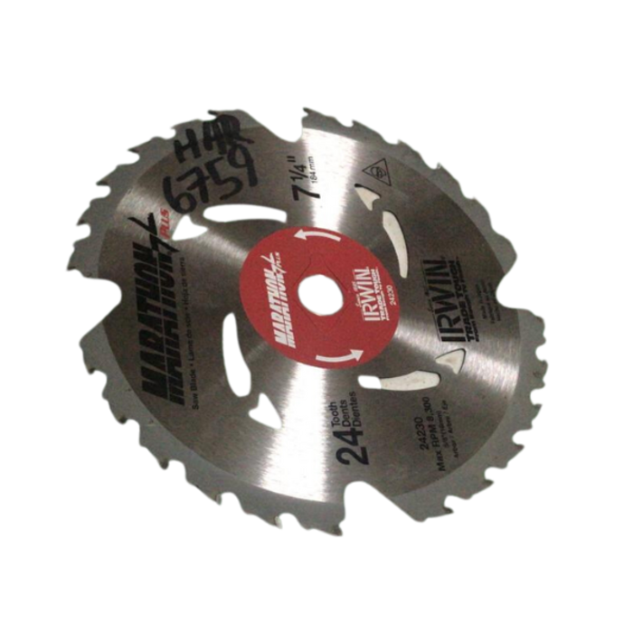 IRWIN TOOLS HAR6759 BLADE/CIRCULAR SAW 7 1/4"D