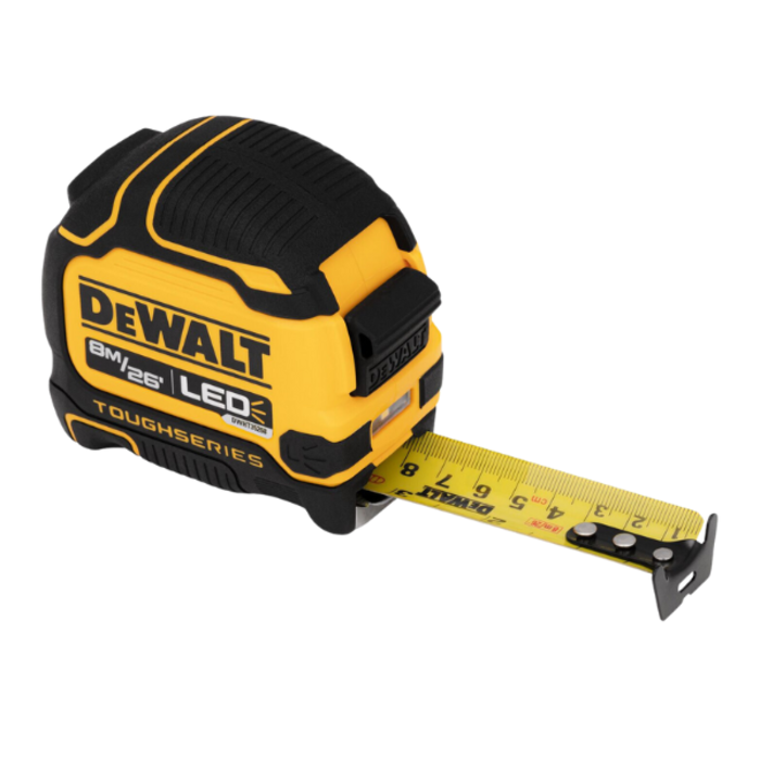 DEWALT HAR9606.//8M/26FT DEWALT LIGHTED TAPE MEASURE #DWHT35268S