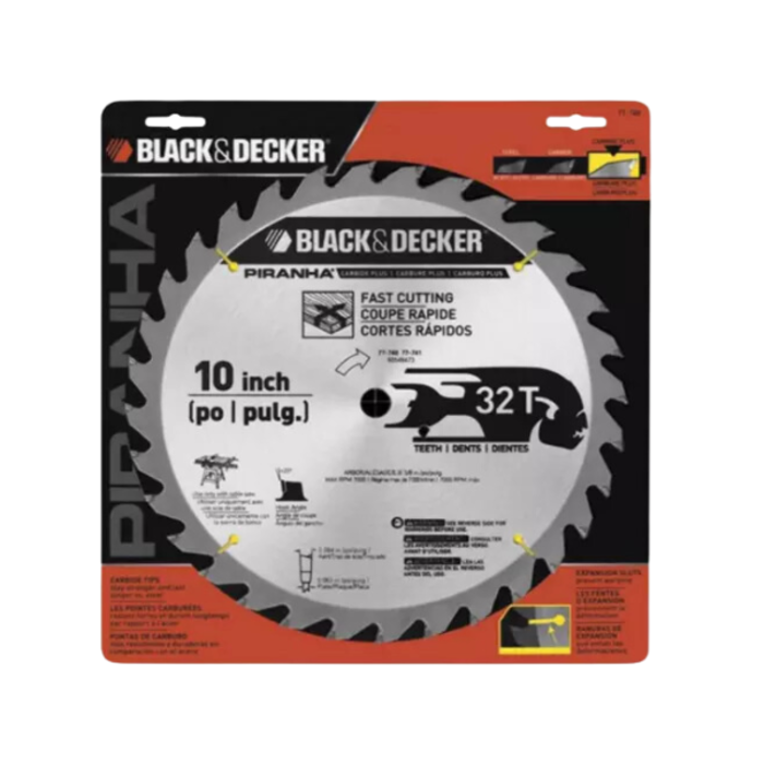 BLACK & DECKER HAR6977 BLADE/CIR. SAW 32T 10" 77-740