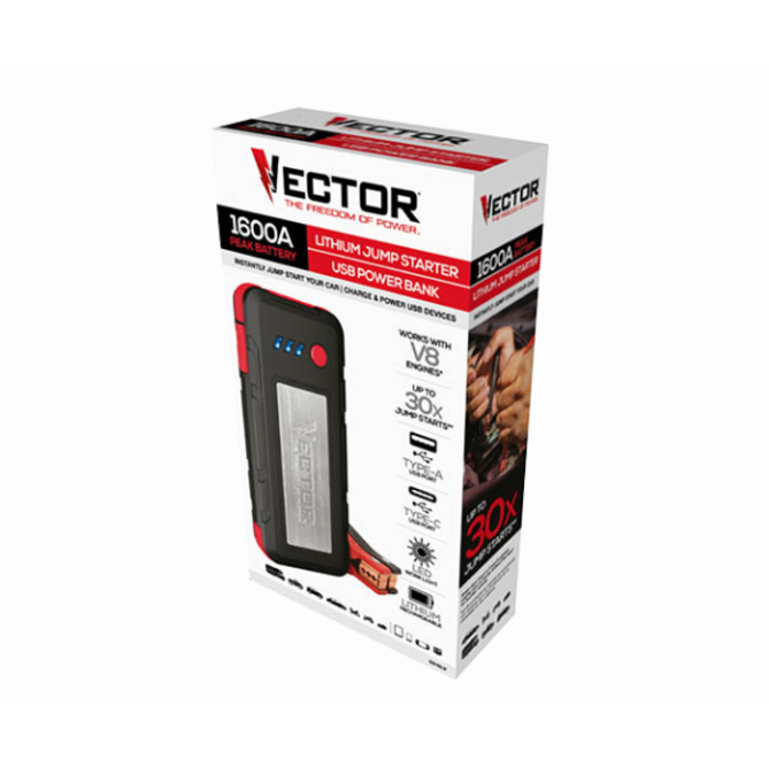 VECTOR VEH23568 VECTOR JUMP STARTER POWER PACK  1200A SS6LS