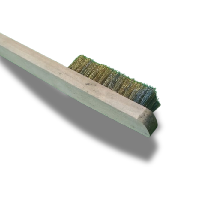 HAR3744 BRUSH/WIRE-BRASS WOODEN HA-J