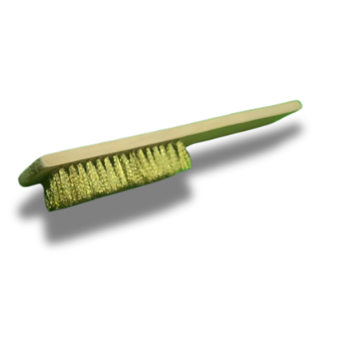 HAR3743 BRUSH/WIRE-BRASS WOODEN HA-I #0748-0