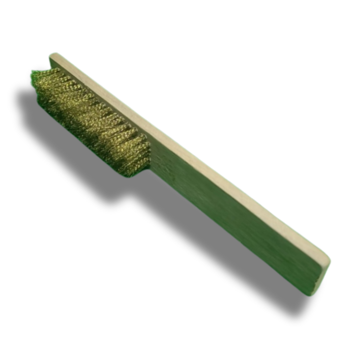 HAR3743 BRUSH/WIRE-BRASS WOODEN HA-I #0748-0