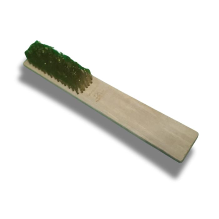 HAR3743 BRUSH/WIRE-BRASS WOODEN HA-I #0748-0