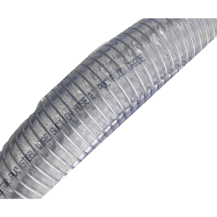 HAR7744/ HOSE/STEEL WIRE 2" SUCTION 160FT PER ROLL-SOLD BY 10FT AND ABOVE