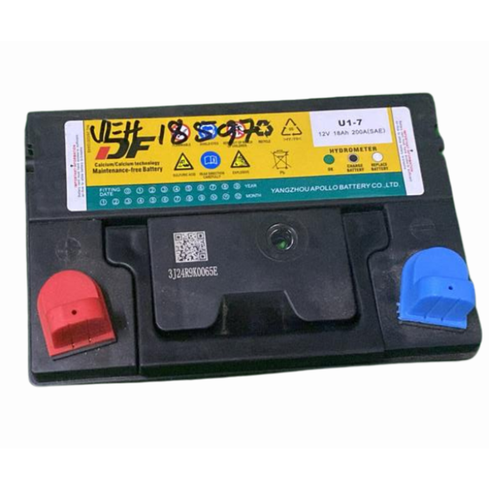 VEH18597 BATTERY 18AH EYE LUG 12V L 7-1/2''-W 5''-H 6-1/2''