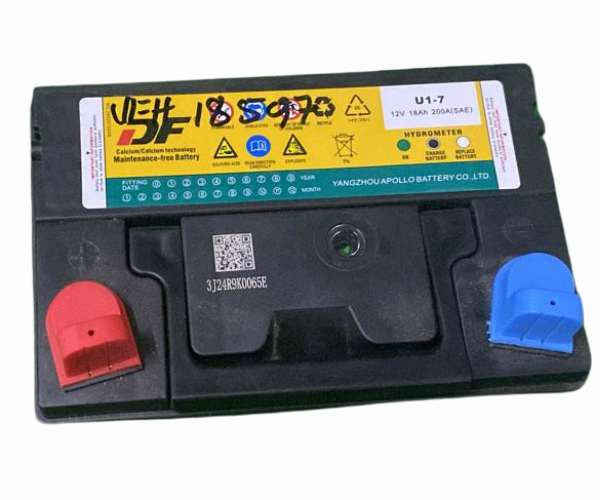 VEH18597 BATTERY 18AH EYE LUG 12V L 7-1/2''-W 5''-H 6-1/2''