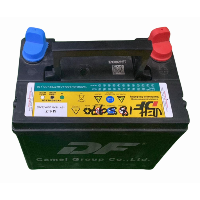 CAMEL GROUP CO. LTD. VEH18597 BATTERY 18AH EYE LUG 12V L 7-1/2''-W 5''-H 6-1/2''