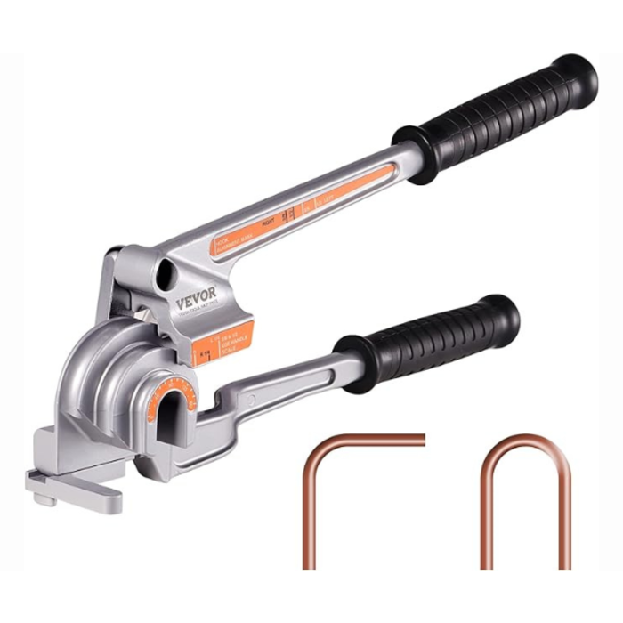 VEVOR HAR9480 PIPE TUBE BENDER 1/4", 3/8" 1/2" OD 3 IN 1 MANUAL 1151319