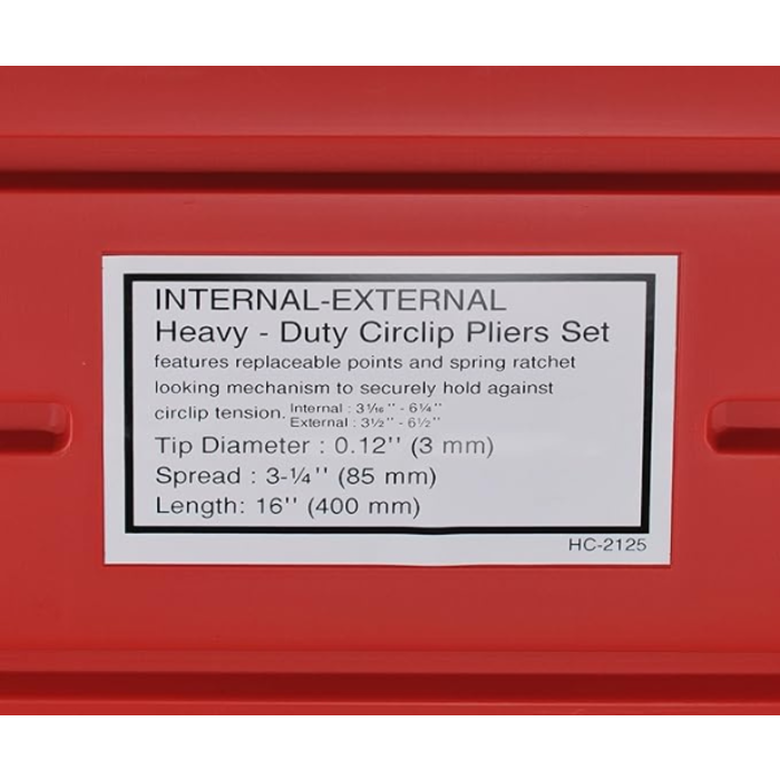 NEIKO TOOLS HAR6889 NEIKO 16'' SNAP RING PLIER SET #02130A
