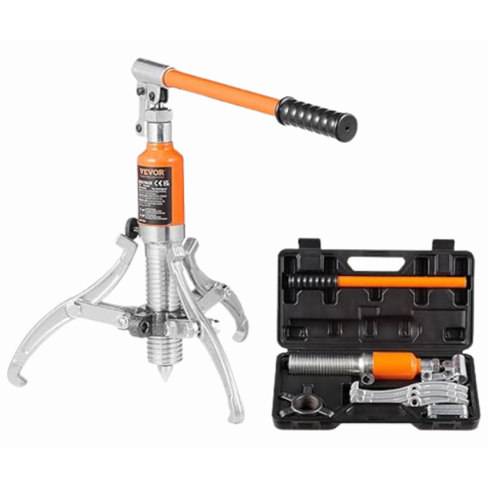 VEVOR IND5880//VEVOR HYDRAULIC GEAR PULLER, 5 TON MAX CAPACITY. WHEEL BEARING PULLING SEPARATOR
