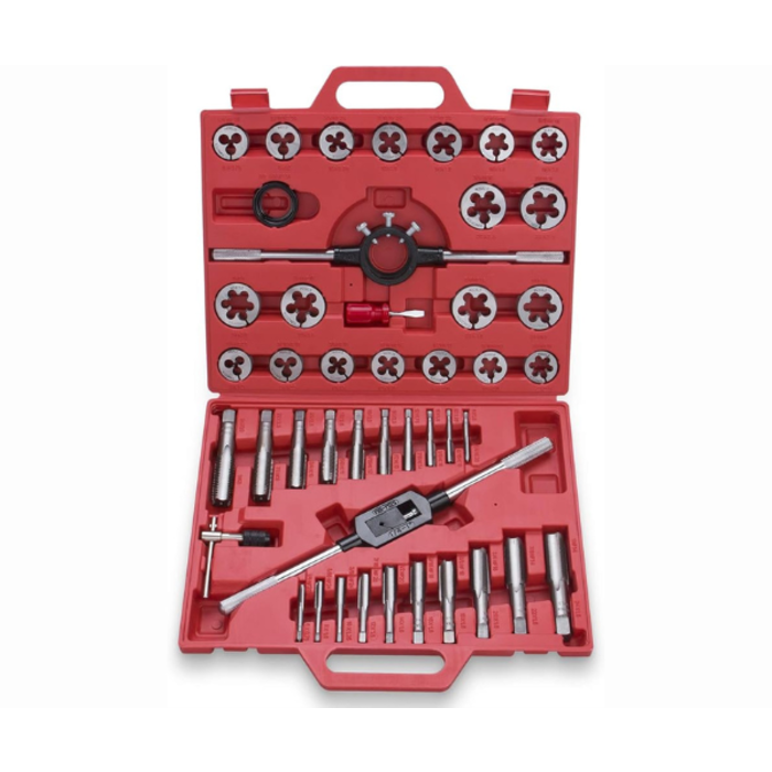 HAR9553- 51-PIECE TOMMARS M6-M24 JUMBO TAP AND DIE SET-METRIC / # K1L95844