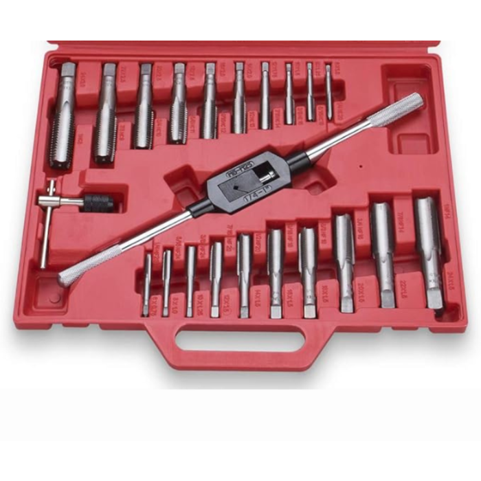 HAR9553- 51-PIECE TOMMARS M6-M24 JUMBO TAP AND DIE SET-METRIC / # K1L95844