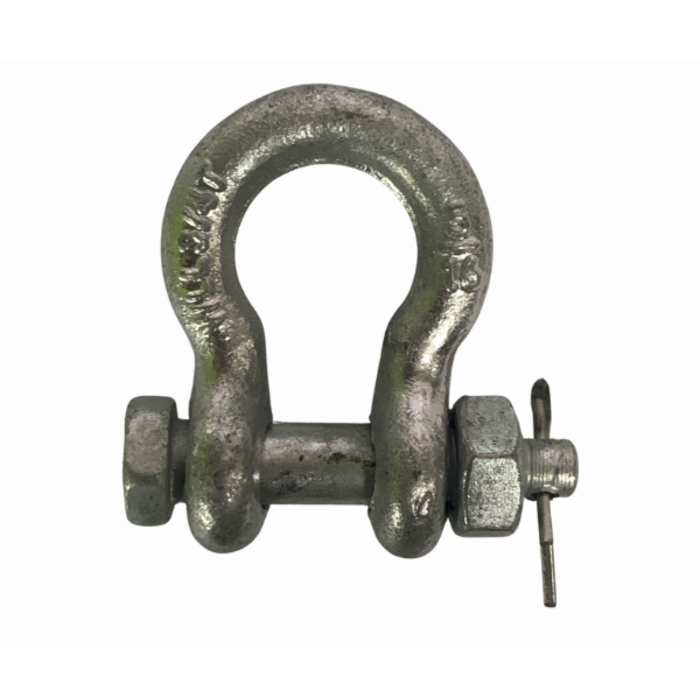 BETA STAR HAR1107 SHACKLE 5/16" 0.08KG 3/4TON WITH NUT HORSE SHOE TYPE
