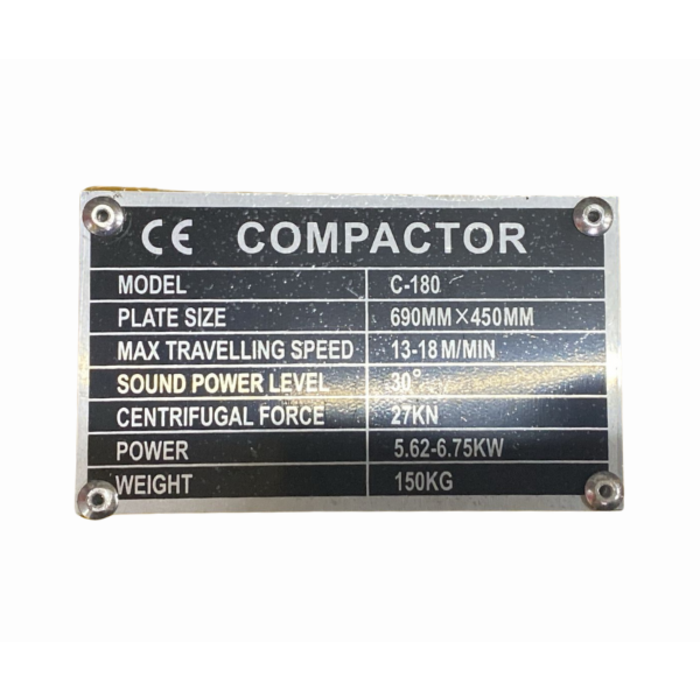 VEH24382//C180 COMPACTOR PARTS BELT COVER