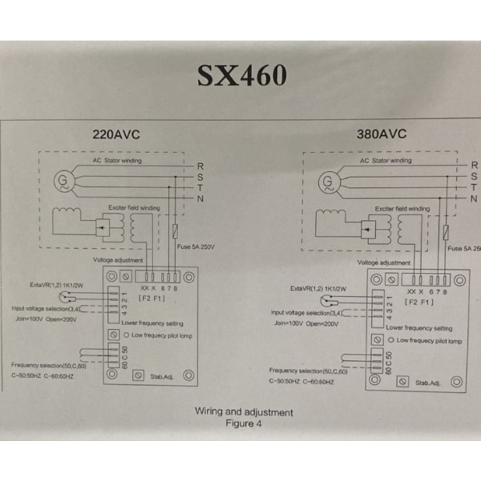 VEH23277 SX460 GENERATOR AVR